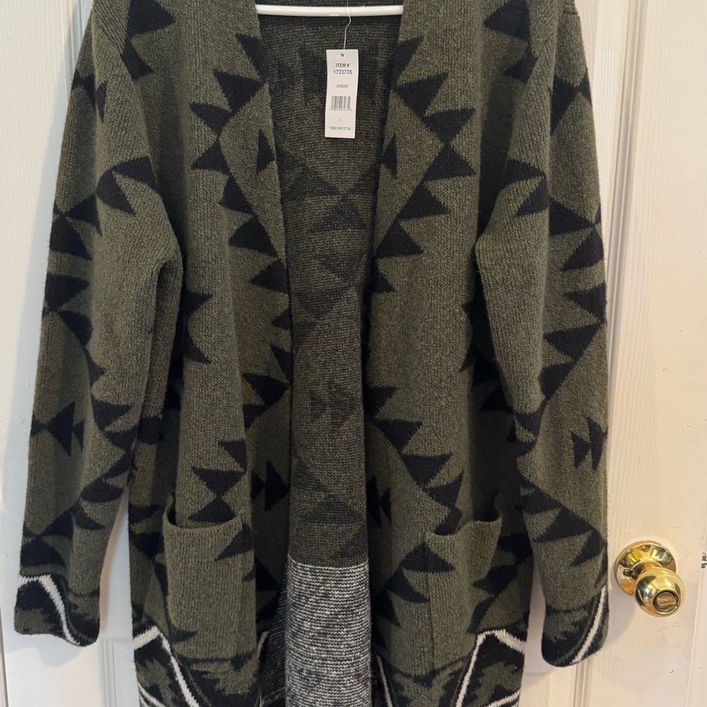 Frye Chevron Print Cozy Knit Sweater
